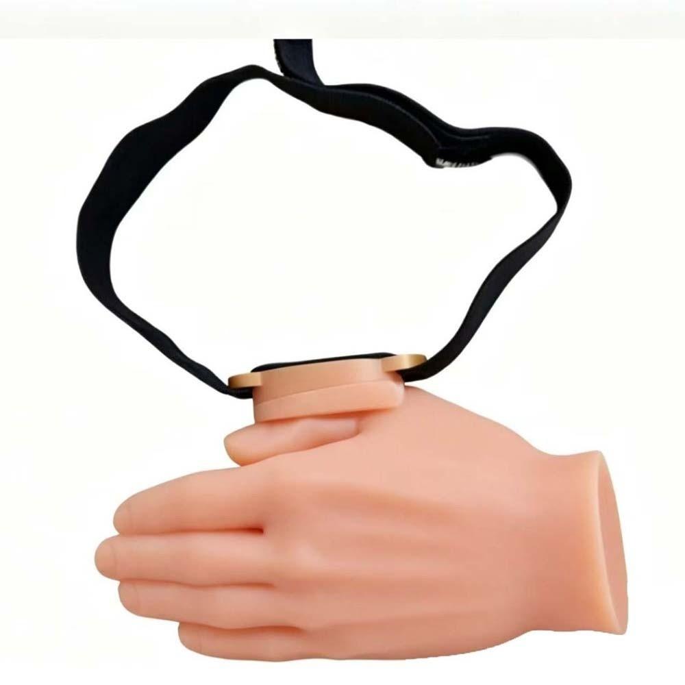 PLA Palm Sun Visor Headband Detachable Sun Protection Quirky Hairband Funny Hand Sun Hat  Beach Style 3