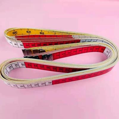 Thick Tailor Tape Measure - Retractable with Snap, Inch & Centimeter Scale for Measuring Height & Waist