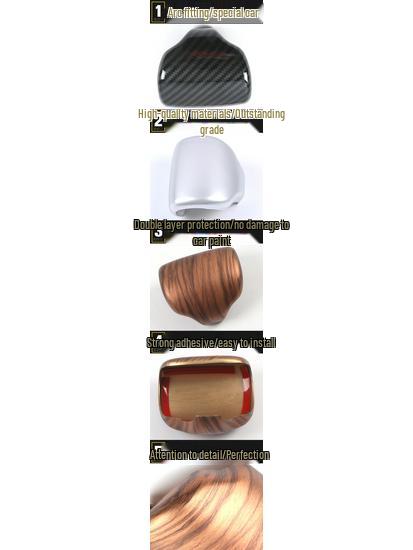 Compatible 17-21 CRV Gear Shift Knob Decorative Cover and Console Trim Accessory