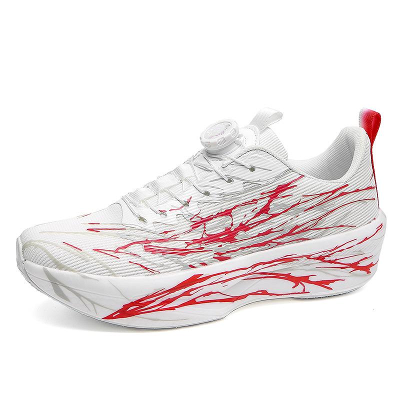 Luminous running shoes, youth professional running shoes, ultra-light shock absorption, non-slip, wear-resistant and breathable rotating