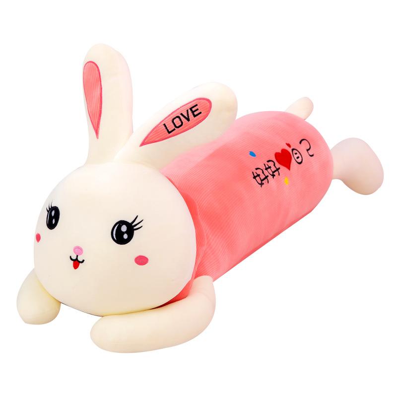 Buy Children's Toys Creative New Soft Cute Lying Rabbit Pillow Plush Toy Doll  Bunny Doll Doll Girl Birthday Gift at affordable prices  free shipping,  real reviews with photos  Joom