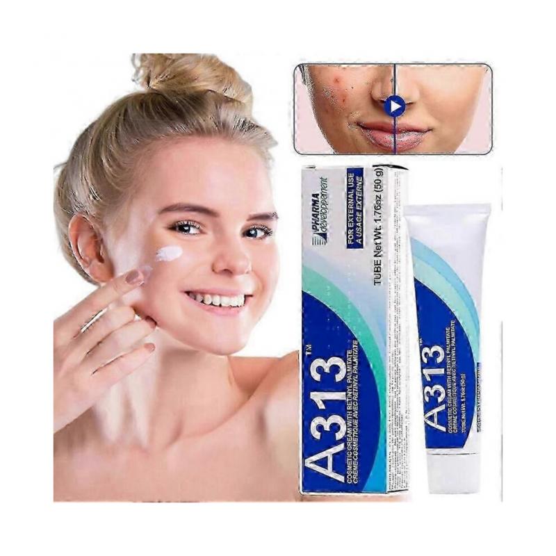 2 Stück A-313 Vitamin A Retinol Creme A~313 Retinol Anti-Aging Creme für das Gesicht, reduziert Poren & Falten, behandelt Akne & dunkle Flecken