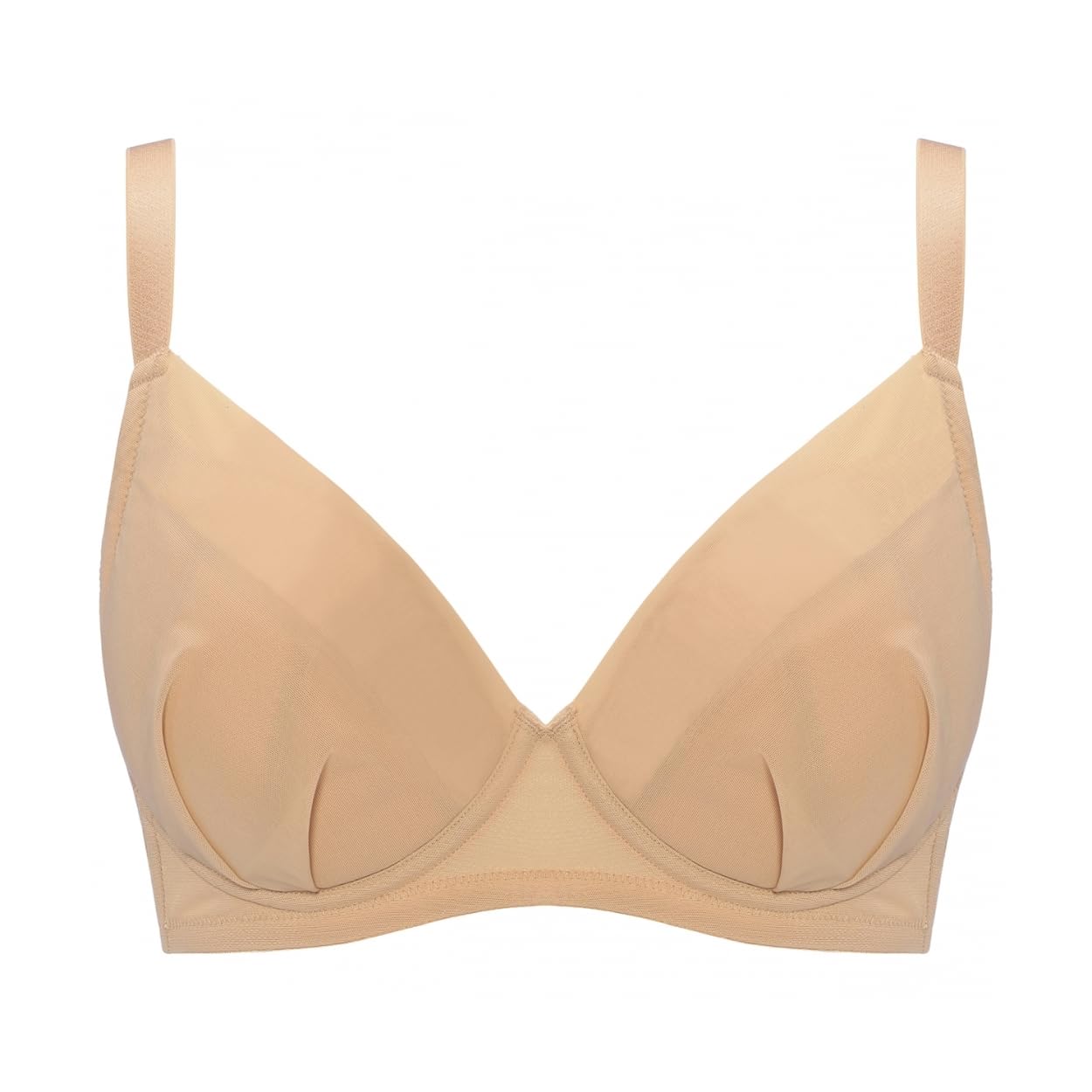 

Triumph Slimming 645 Bra 1195 Size E75 Bra, (Unpadded), (Beige),
