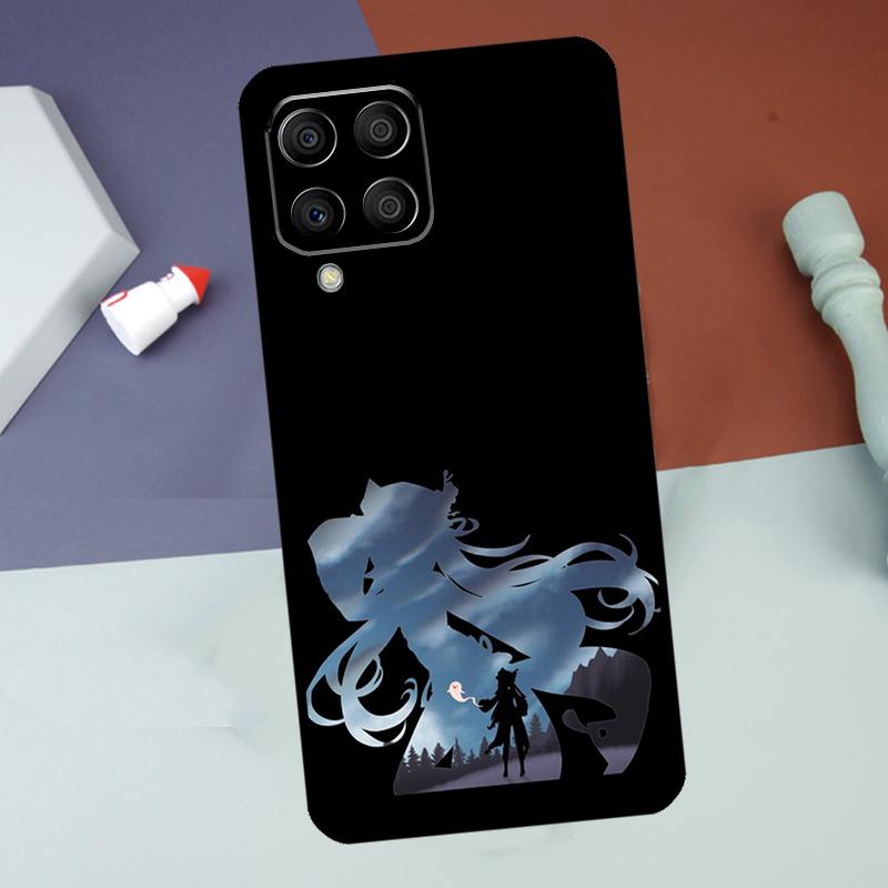 Hu Tao Genshin Impact Tecknad Film För Samsung Galaxy M14 M34 M54 M15 M35 M55 M13 M23 M33 M53 M31 M51 M20 M12 M52 M06 M16 Fodral