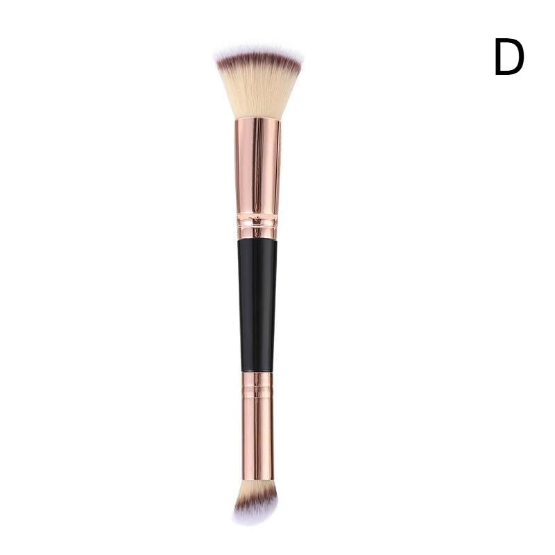 

1/3 Pcs Double-Ended Foundation Makeup Brush Angled Concealer Makeup Brush For Blending Liquid Powder Fluffy Cosmetic Tools