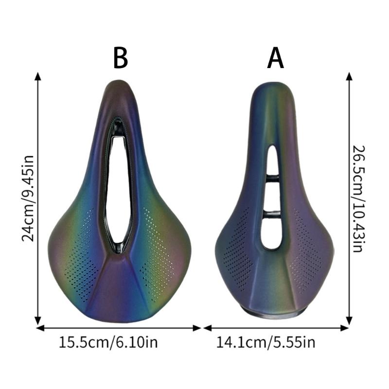 PU Leather Bike Saddles Seat Pad Breathable Comfortable Bicycles Saddles Cycling Cushion Shockproof Bike Cushion