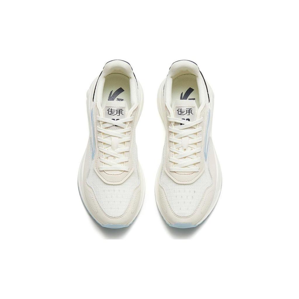 ANTA Women Retro Casual Running Shoes Off White Blue Navy 122328871-1