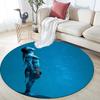Avatar pattern round rug,Carpet Rug for Living Room Bedroom Playroom ,Non-slip Floor Mat,Holiday Gifts and Birthday Gifts.