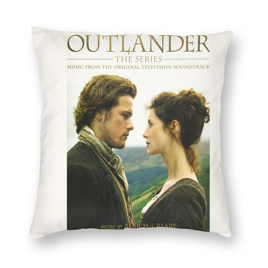 Serie TV Outlander Film Federa Quadrata Copricuscino Decorazione Cuscino Cuscino Comodo per Casa Divano