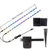 Battery Powered Scooter LED Lights Multi-Color RGB Light Strip Underglow Lights  Night Riding