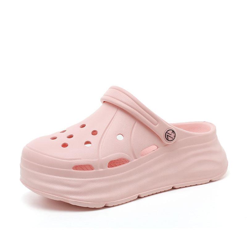 Cartoon soft bottom heightening slippers new