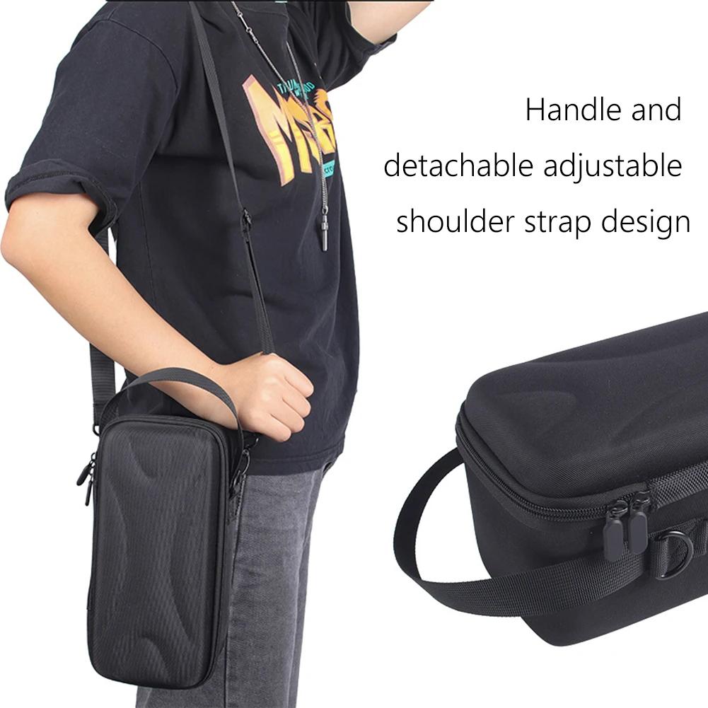 Hard EVA Speaker Carrying Case Adjustable Shoulder Straps Audio Box Bag Power Cord Accessory Anti-drop for Marshall Middleton