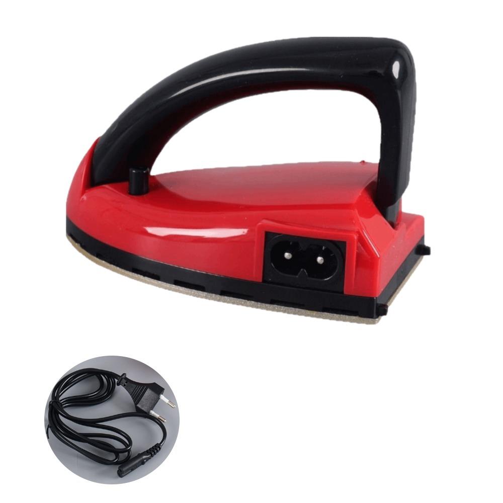 Golden Bottom Plate Electric Dry Iron Heat Press Iron for Calligraphy Painting красный