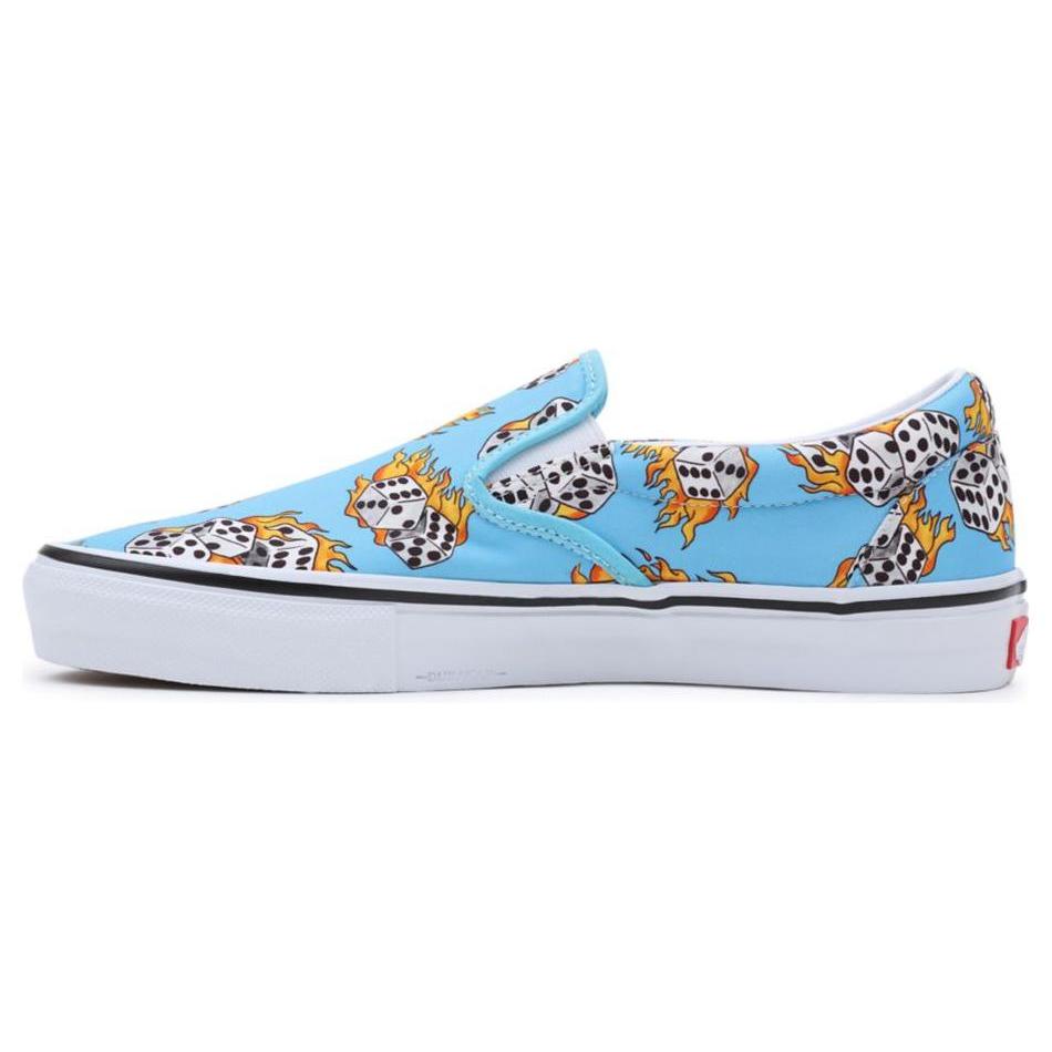 

Новые слипоны для скейтборда Vans Blue Flame Dice VN0A5FCABM6 35