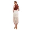 Lovedrobe Womens/Ladies Floral Pattern Crochet High Waist Midi Skirt