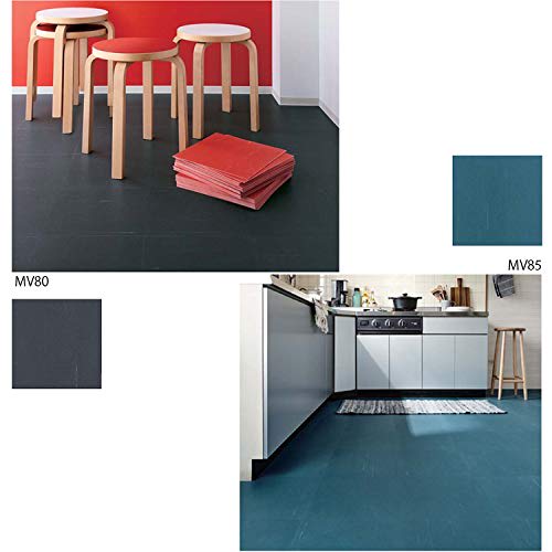 Toli Machiko V PVC Tiles, Case of 50, KT P-Tiles, 303mm x 303mm, Standard Composition Vinyl Floor Tile (MV70)