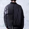Li Ning CF Wu Xing Series Spliced Loose Short Warm Down Jacket Unisex Outerwear Black AYMR385-1
