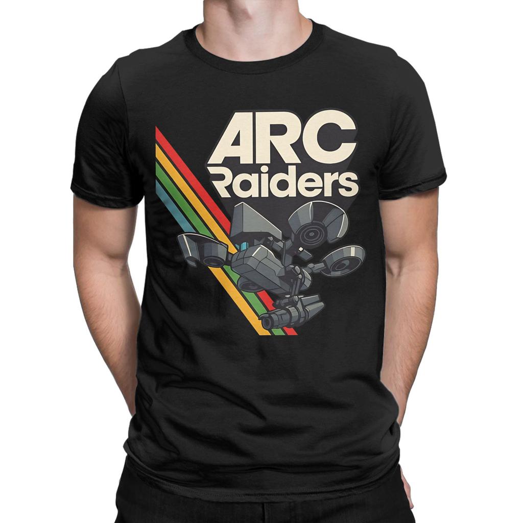Arc Raiders Game Graphic Printed T Shirt for Men Women Pure Cotton Tee Shirt Clothing