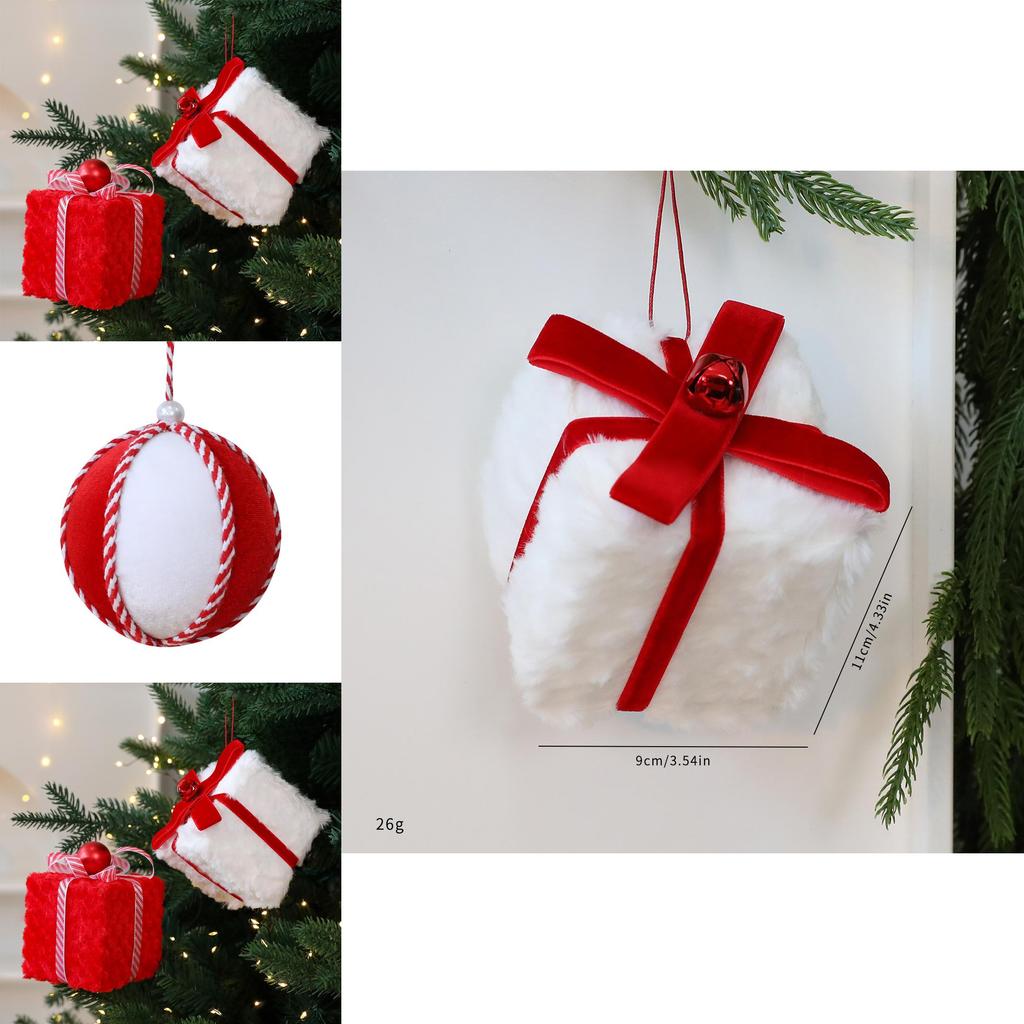 Christmas Tree Ornaments With Foam And Fabric For Holiday Decor And Gift Packaging