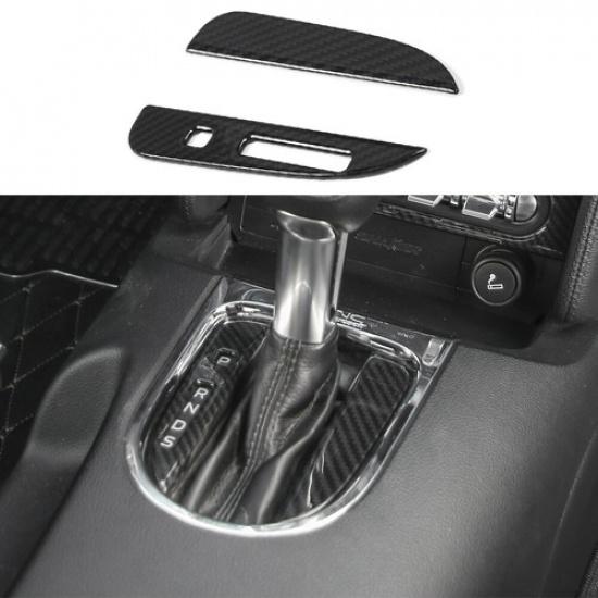 

Central Gear Shifter Panel Trim Decor Cover for Ford Mustang 2015+ Carbon Fiber