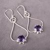 Iolite Earrings, 925 Solid Sterling Silver Earrings Handmade Gemstone Jewelry, Gifts For Wife Brand New Earrings
