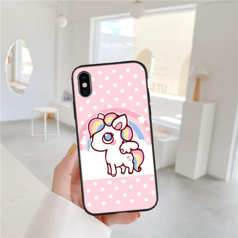 CJ103 Unicorn Cute Soft Shell Phone Case for OPPO A40 A60 A80 A15 A16 A16K A12 A17 A17K A54 A54S A53 A53S A55 A56 A57 A98 F23