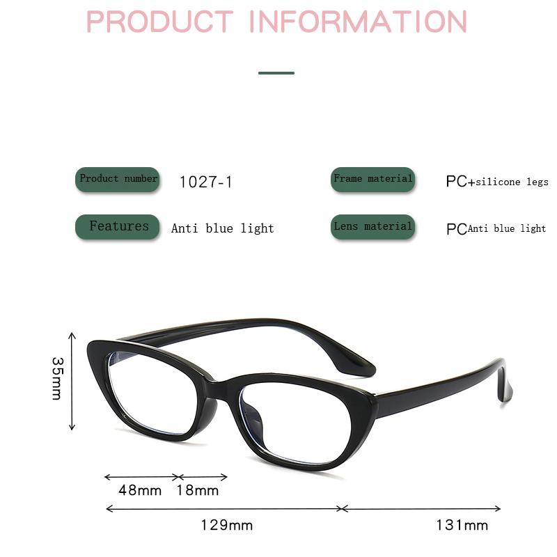Anti-blue Light Glasses Cute Cat Eye Children Eyewear Fashion Kid Eyeglasses Blue Light Blocking Boy Girl Computer Eyeglas