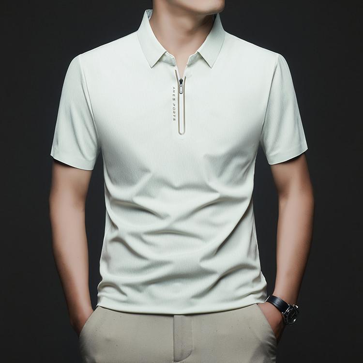 Short Sleevepolo Men s Summer Casual Wrinkle-Resistant T-Shirt Top M