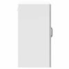 Lucca Wall Mounted Kitchen Cabinet with Glass Door Grey Sonoma Wood Based Material