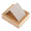Bamboo Wooden Drop Earrings Ear Studs Display Rack Organizer 1 Slot White