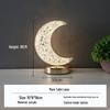 Star Moon Touch Lamp: Three-Color Rechargeable Night Light, Ideal for Bedroom or Birthday Gift.