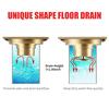 Floor Drain Anti-Odor Shower Drain Anti-clogging Hair Stopper Catcher Sink Strainer Drain Protectors Drainer with Removable Strainer Cover