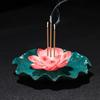 Keramiek Lotus Rookverspreider Slaapmiddel Lotus Rookstokje Lotus Rookstoofhouder Aromatherapie