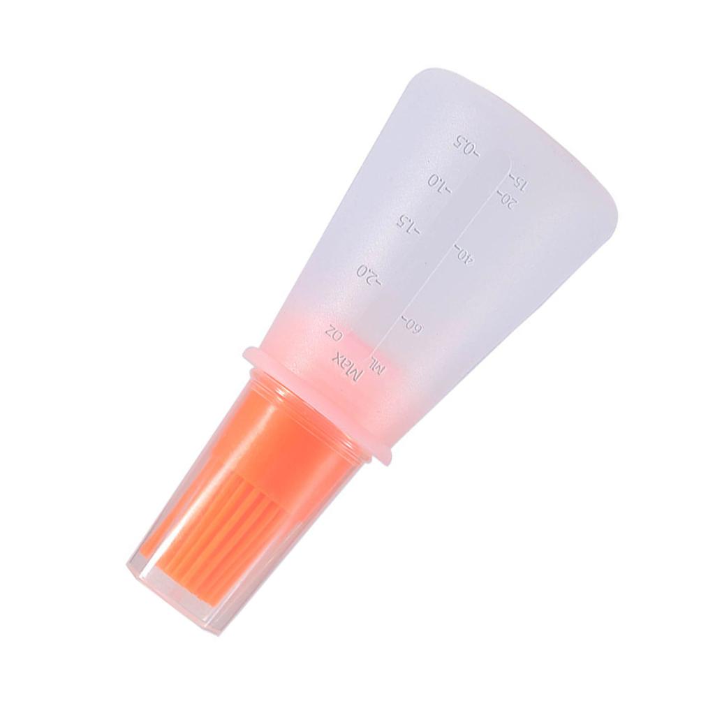 Silikonölflasche Pinsel Outdoor BBQ Würzpinsel mit Skala Barbecueölpinsel Küchenhelfer