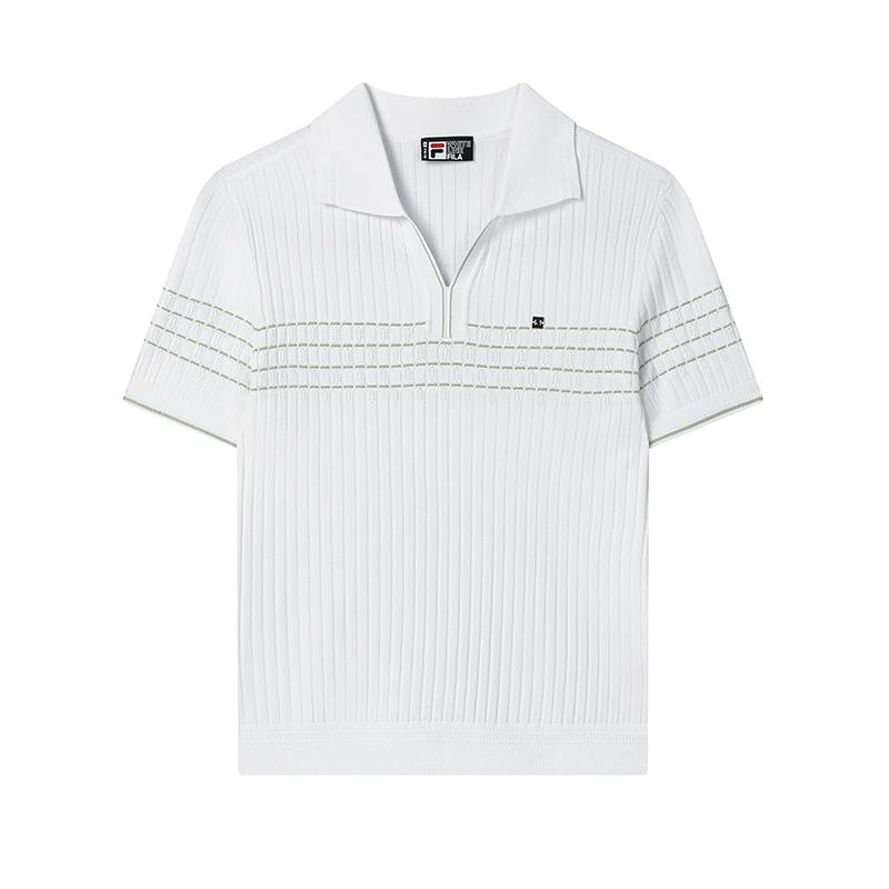 New FILA Knitwear Women's Cloud White F11W523409F-WT