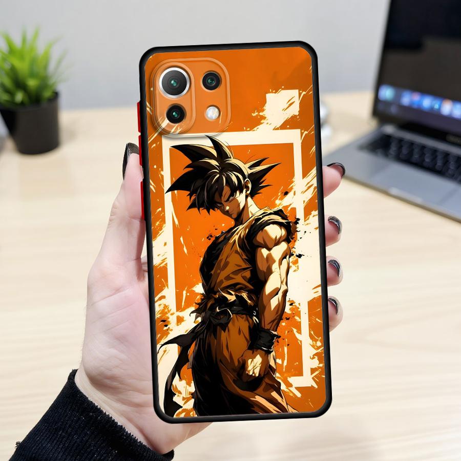 Case for Xiaomi Mi 12x 10T 14 13 Pro 13 11 Lite 11T 12T Back Phone Cover Dragon Ball Retro Goku