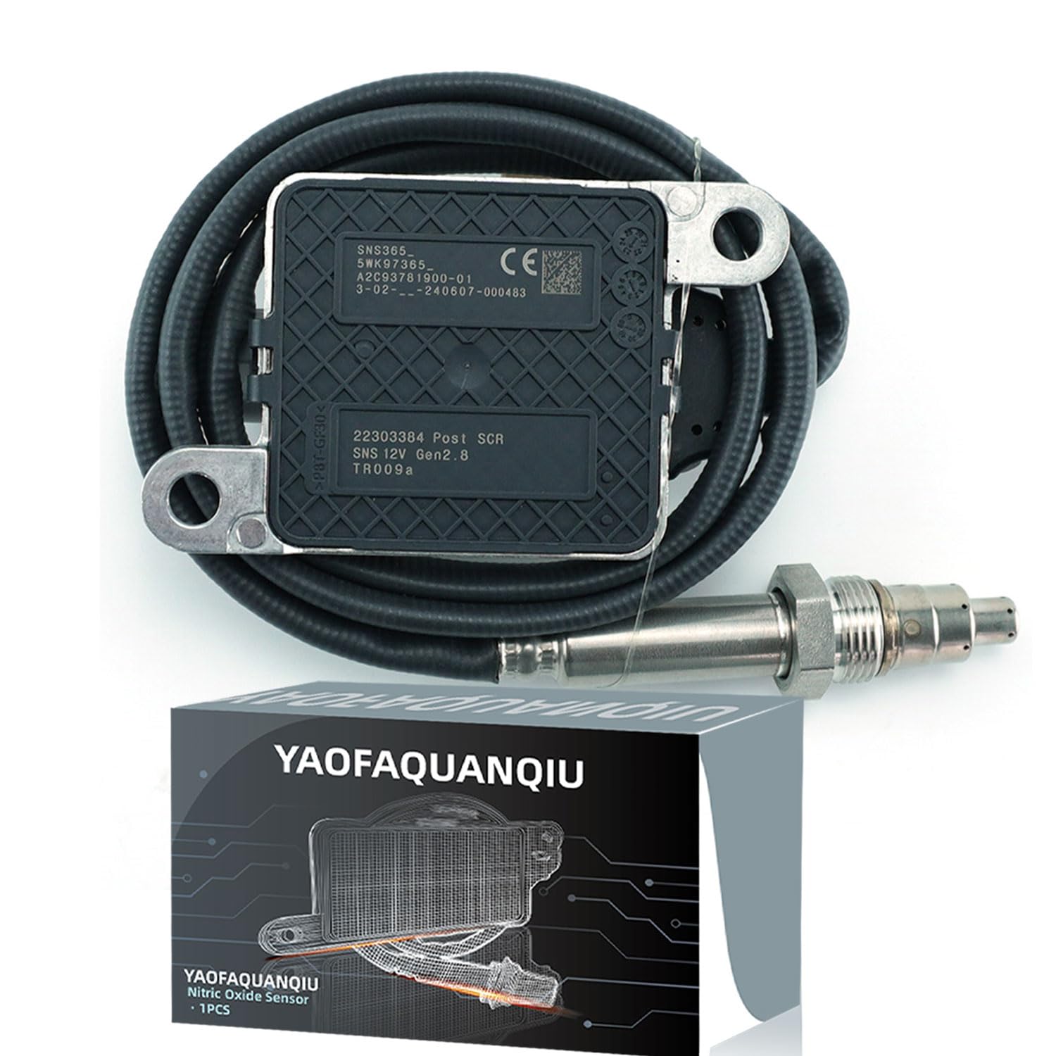 22303384 Nitrogen Oxide Sensor Nox Sensor 5WK97365 Compatible Fits for Volvo Mack Truck 12V 22303384 85023785