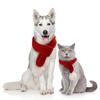 Pet Dog Scarf Christmas Knitted Scarf Creatively Winter Warm Pet Scarf Kitten Dog Scarf New Year Windproof Clothes