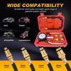 Gasoline Engine Compression Meter Car Cylinder Tester Kit 0-300 Psi Pressure Gauge With M10 M12 M14 M18 Adapter
