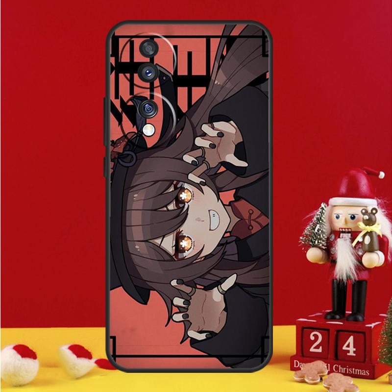Genshin Impact Zhongli Hutao Case For Honor Magic 7 6 8 Pro Honor Win X9a X9b X9c X9d X8c X8b 50 70 90 200 400 Lite Cover