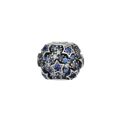 Star Shaped Pavé Charm Unisex Charm Blue 798467C01