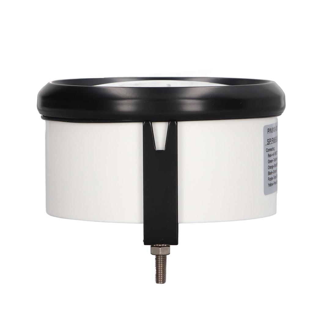 85mm 3.35in Multifunction Tachometer Gauge 8000RPM Water Temp Oil Pressure Gauge with Red Backlight for Yacht RV