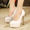 Women's Elegant Temperament Women's Shoes European And American Fashion New High Waterproof Platform High Heels Fashion