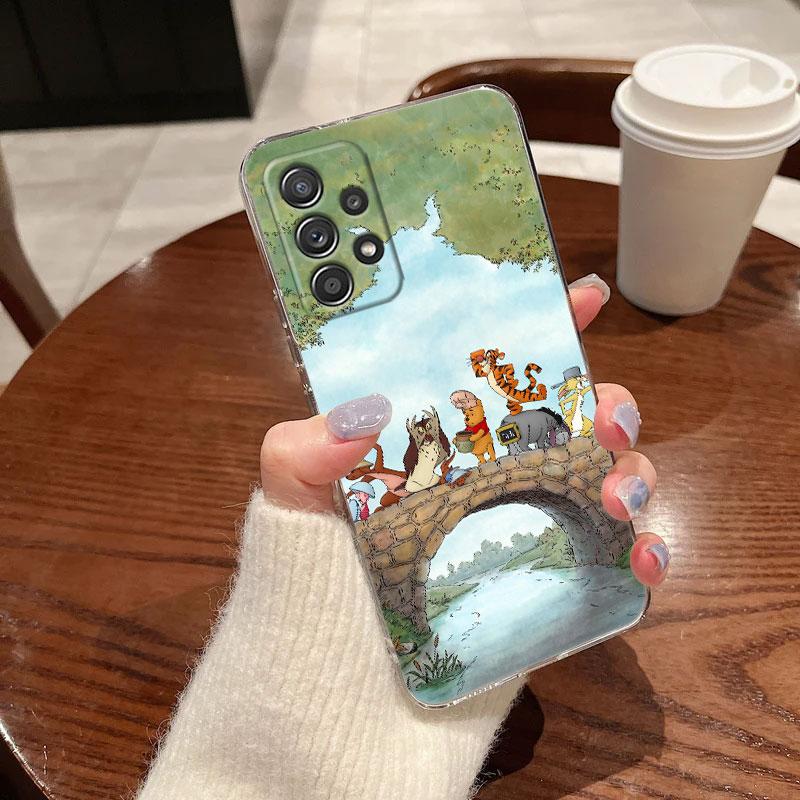 

Case For Samsung Galaxy A57 A37 A56 5G A36 A55 A54 A35 A26 A07 A17 A16 A06 A34 A15 Cover Winnie Pooh Tigger Eeyore Piglet Nature Galaxy A50