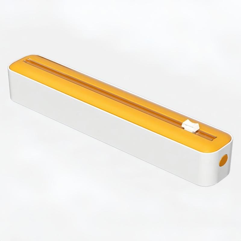1 piece kitchen cling film dispenser, convenient and fast cling film cutting machine, household magnetic suction wall mounted