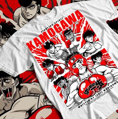 Anime Boksen T-shirt, Hajime No Ippo Grafisch Shirt, MMA Vechter Cadeau, Japanse Manga