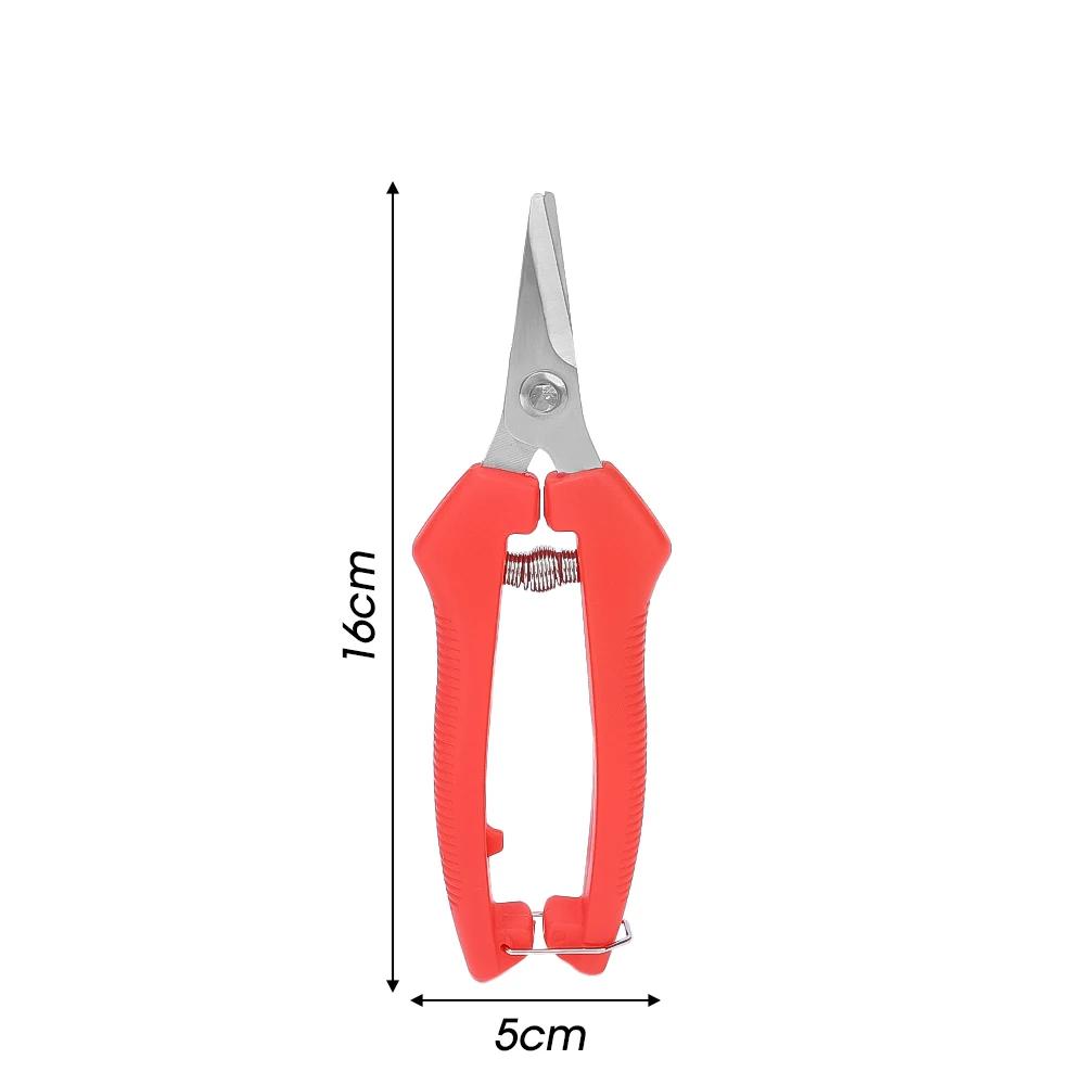 

Садовые ножницы для бонсай из нержавеющей стали, секаторы для обрезки ветвей горшечных деревьев, мини-ножницы для сбора фруктов, садовый инвентарь для сада, фермы, огорода