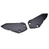 LEDISHUN Footpeg Heel Plate Guard Protectors for Kawasaki and ZX-25R (2020-2023), ZX-4R, ZX-4RR (2023+) (Black)