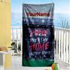 Manchester Personalized Name Beach Towel Super Soft & Absorbent Portable for SwimmingBeachCamping Travel Beach AccessoriesGym