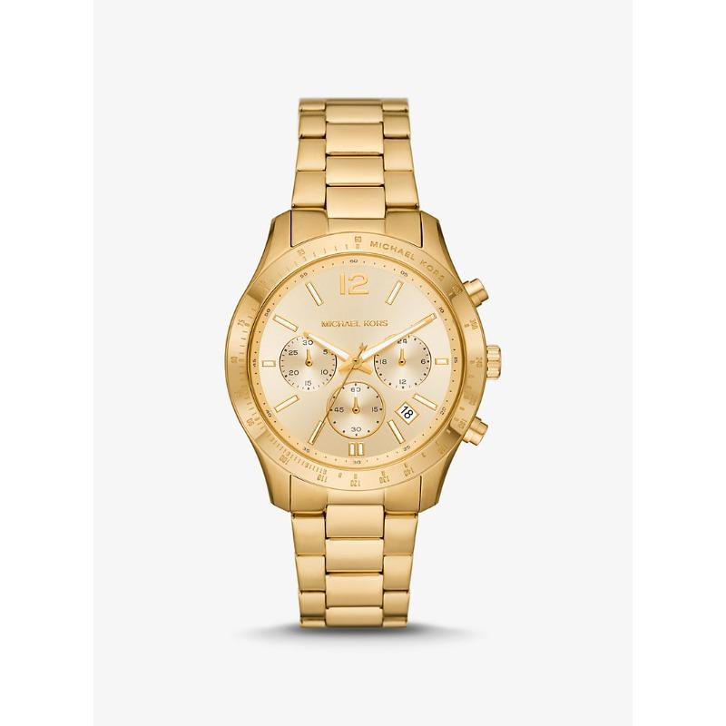 

Большие часы Michael Kors Berkley с золотистым покрытием MK7411 золотой